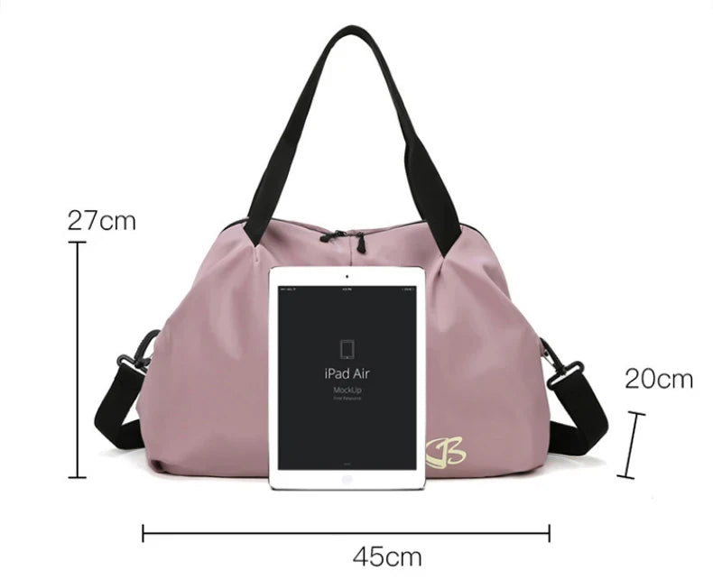 Sport Gym Bag Fitness Travel Shoulder Bags Crossbody Training School Bags Dry Wet Duffel for Men Women Carry on Weekender Bag