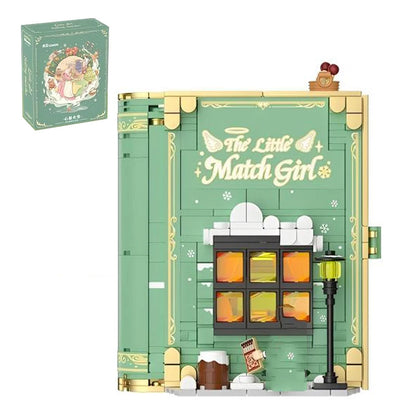 Dream Princess 3D Storybook Building Blocks Books Anime Film MOC Bricks Toys Cute Fairy TalesModel Children Girl Birthday Gifts