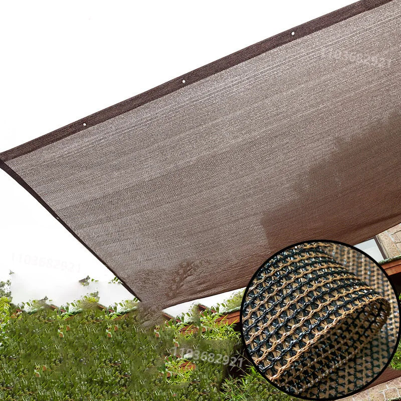 Multiple color outdoor garden sunshade net, terrace sunshade net, camping sunshade net, UV protection, HDPE sunscreen cloth, sun