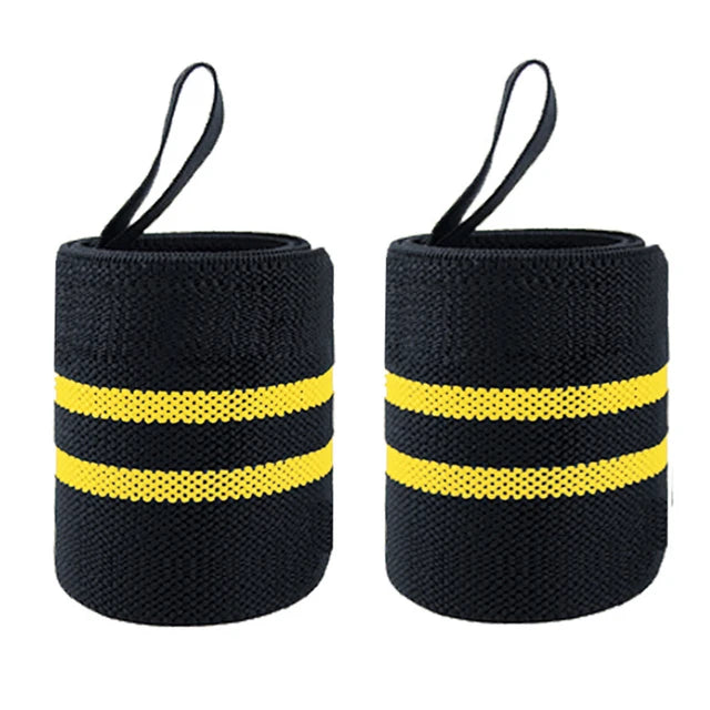 1 Pair Gym Training Wristband Extra Strength Workout Weight Lifting Strap Bandage Fitness 