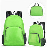 Outdoor Travel Lightweight Portable Foldable Backpack Love Print Folding Green Bag Ultralight Pack for Women Men Hiking Daypack