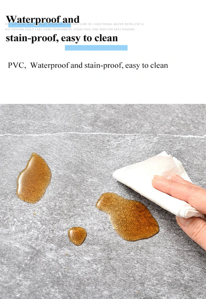 Self-adhesive Thicken PVC Floor Sticker Waterproof Ceramic Tiles Sticker Store Mall Hotel Floor Home Decorative Retro Wallpapers