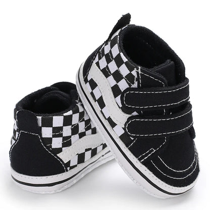 Newborn Baby Canvas Shoes Anti-slip Soft Baby Boy Girl Sneakers Casual Multi-Color Toddler First Walkers Crib Shoes