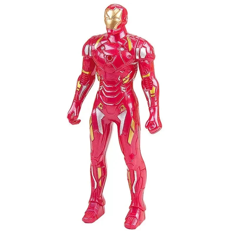 2024 Marvel Spiderman Hulk Ironman Anime Action Figure Toy Christmas Gift Pvc Movable Joints Luminous Doll Collection Model Toy