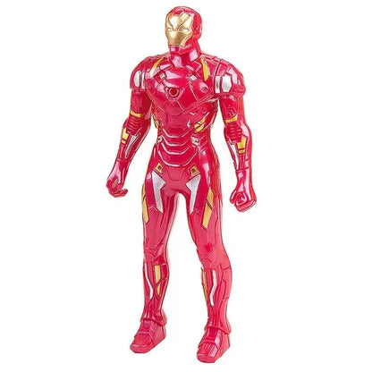 2024 Marvel Spiderman Hulk Ironman Anime Action Figure Toy Christmas Gift Pvc Movable Joints Luminous Doll Collection Model Toy