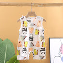 New 2025 Soft and Lightweight Cotton Baby Crawling Clothes for Boys Girls Aged 1-20 Months Children Romper Kids Homewear