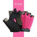 Anti Slip Half Finger Gloves for Men and Women, Dumbbells, Breathable, Elastic, Shock, Exercise, Sports, Cycling, Bicycle 