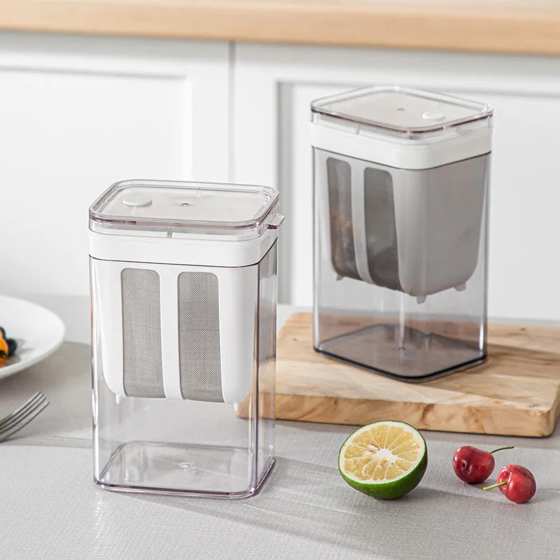 1100ml/1800ml Yogurt Filter Greek Yogurt Strainer Food Strainer Storage Container  Whey Separation Cheese Tools Kitchen Supplies