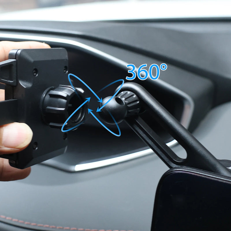 Rotating Adjustable Car Ball Head Phone Mount Universal Navigation Car Mount Extension Pole Adapter Accessory 17mm Ball Heads