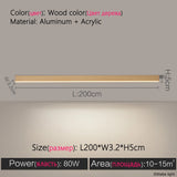 Modern Long Strip Ceiling Light Surface Mounted Minimalist Aisle Lamp Living Room Bedroom Kitchen Home Office LED Lighting