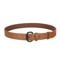 Women's Casual Leather Belt with black Buckle Versatile Waist Accessory for Jeans and Everyday Outfits