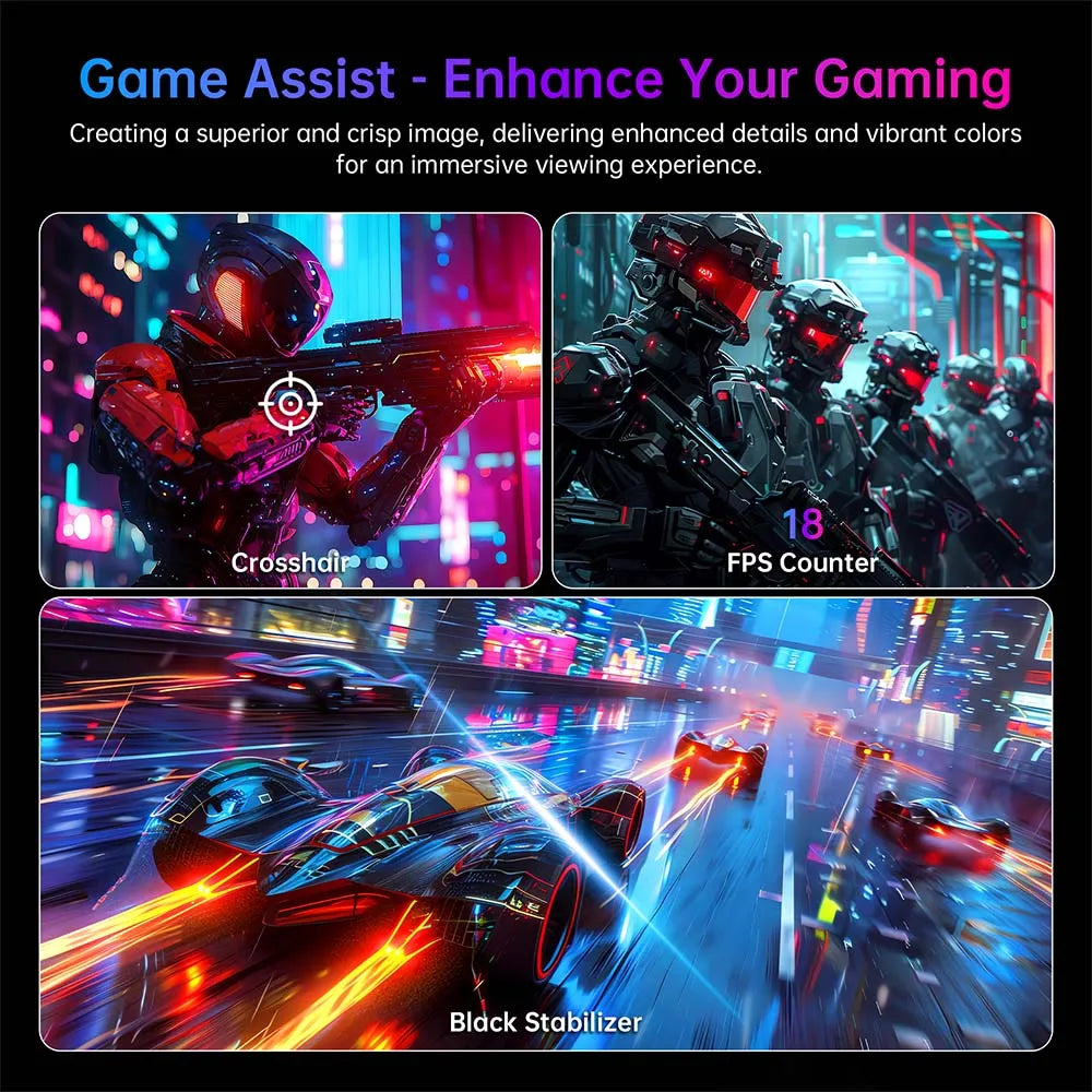 (2025 H24T09P Upgraded Version) KTC H24F8 FHD 23.8" 180Hz Gaming Monitor With Realistic Color Reproduction 1920*1080 Resolution