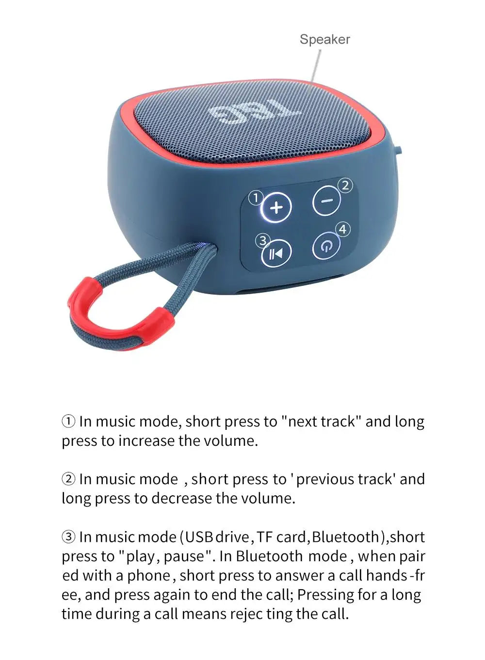 Wireless Bluetooth Speaker Outdoor Portable Subwoofer FM Radio Music Sound Box Mini Aux Bluetooth Bocina Blootooth Mp3 Audio Loud