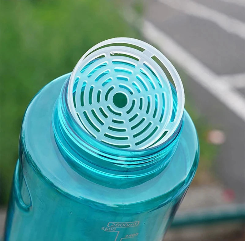 2L 3L Large Capacity Sport Water Bottle With Filter Eco-Friendly Plastic Water Cup Portable Fitness Drink Bottle Kettle BPA Free