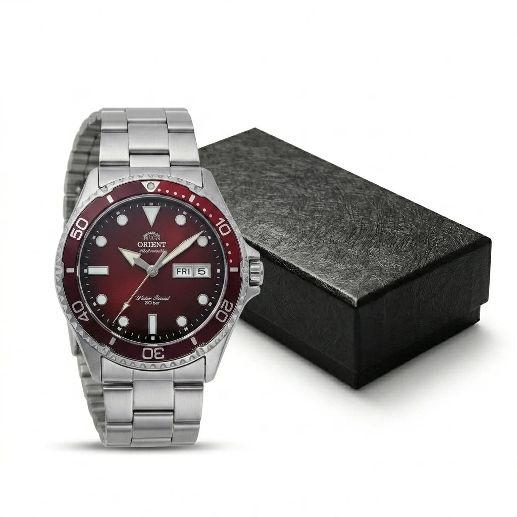 Relogio masculino automatico diver de mergulho em alo inox a prova de agua 200 M