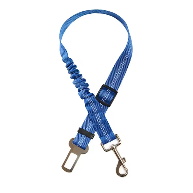 Dog safety leash pet car seat belt dog traction seat belt buffer elastic safety rope traction leash dog traction leash