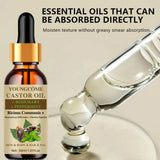 100% Pure Castor oil hair mask Castor oil Hair Growth Oil Natural Treatment Nourish Reduce Hair Loss Anti-Breakage Hair Products