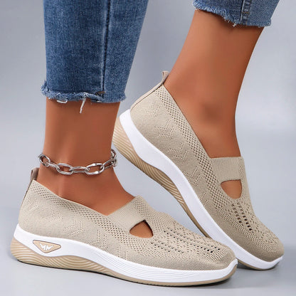 Zapatillas deportivas de primavera para mujer, modernas, transpirables, ligeras, antideslizantes, resistentes al desgaste, informales, planas.