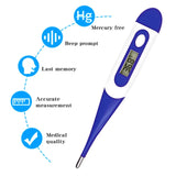 Thermometer Electronic Soft Head Digital Oral Armpit Temperature Measurement Household Adults Children Thermometers for Fever