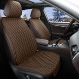 Linen Car Seat Covers, Breathable Front Pair Seat Cover with Non-Slip Protector for All Seasons, Seat Cover For Car, SUV, Truck