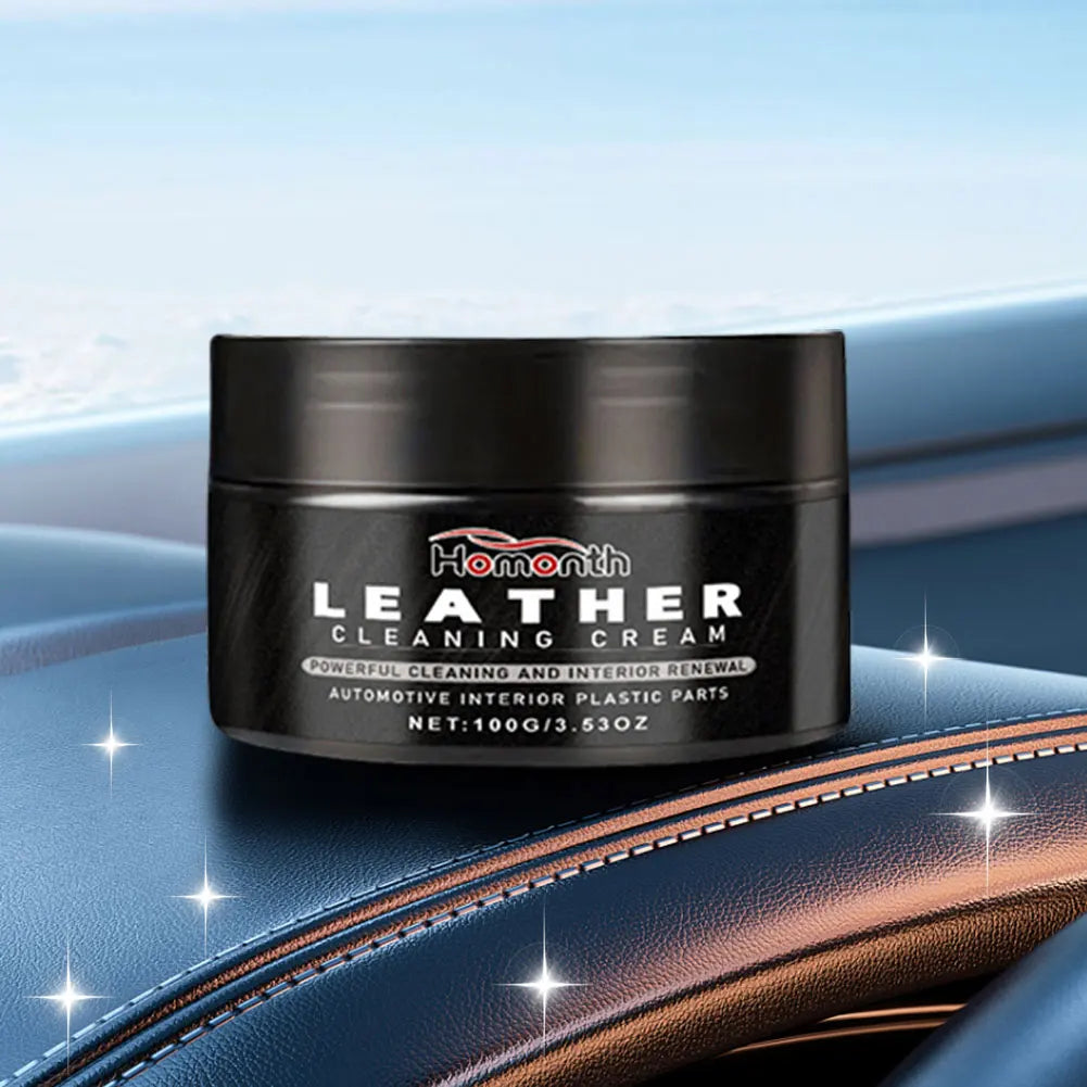 Leather Conditioner Long Lasting Car Seats Polishing Nourishment Care Leather Care Cream for Leather Pant Bag Shoes Furniture