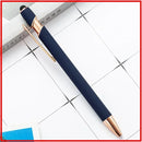 20-200 Pens Wholesale Metal Ballpoint Pen Touch Screen Pen Office School Advertising Pen Custom Logo Text Laser Engraving