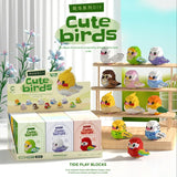 Parrot Micro Building Blocks Bird Cockatiel Budgerigar DIY Assembled Pigeon Macaw 3D Model Mini Brick Figures Toys For Kids