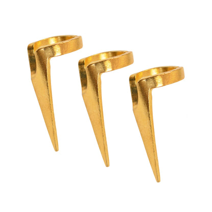 Anel de separação de cabelo de metal, 2 peças, para seccionar extensões de cabelo, trança de cabelo, ferramenta de seleção de cabelo ajustável