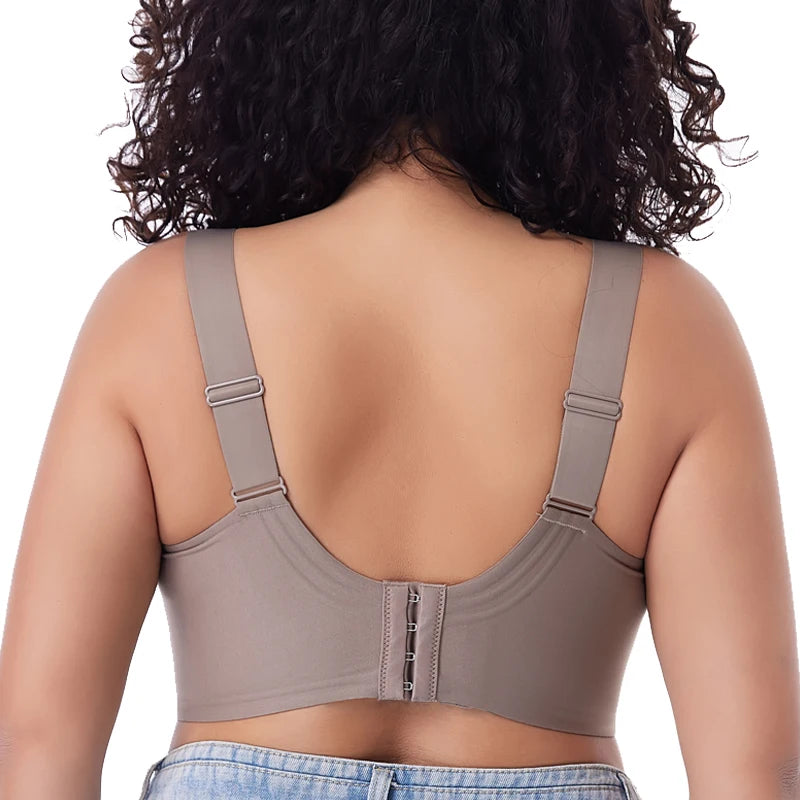 FallSweet Push Up Bra for Women Seamless Plus Size Bras Thin Cup Wireless Bralette Sexy Brassiere Femme M-6XL