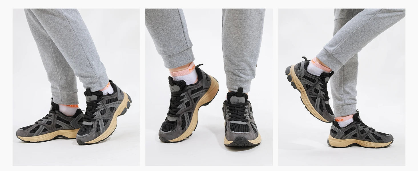 Baasploa Women Running Sneakers Mesh Breathable New Summer Walking Shoes Female Cushioning Elasticity Comfort Soft Sport Shoe