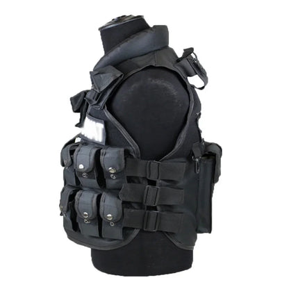 Chaleco táctico multibolsillos SWAT para caza al aire libre, entrenamiento, juego de CS, paintball, modular, guardia de seguridad