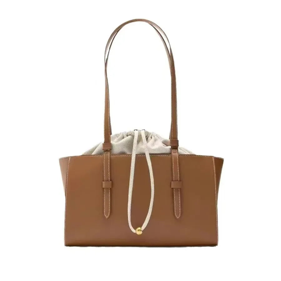 2024 New Fashionable Versatile Large Capacity City Drawstring Handbag Women's Shoulder Bag Crossbody Bag Motorcycle Equipment Ac