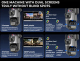 9MP PTZ Wifi Camera Three Lens Dual Screens Outdoor Surveillance CCTV Cameras Ai Human Detect Security IP Camera Auto Tracking