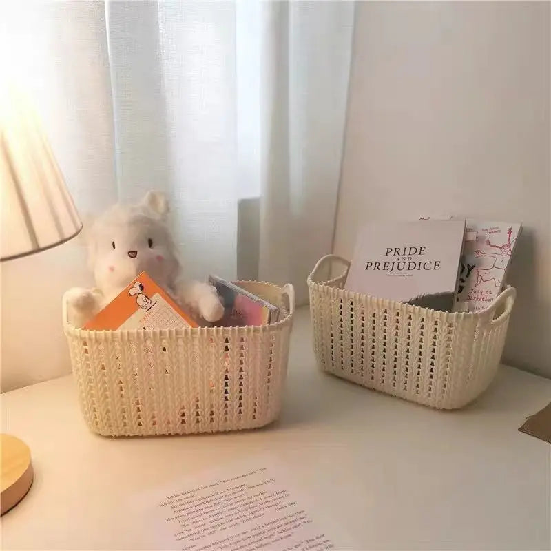 Home Accessories Plastic Washing Storage Basket for Kitchen Snack Box Bathroom Shower Frame