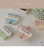 4pcs Handmade Tea Light Scented Candle Aromatherapy Soy Wax Candles Wedding Birthday Candle Party Home Decoration Photo Props