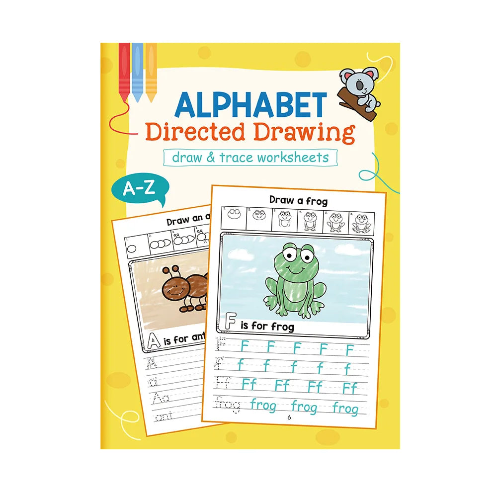 English Language Learning Alphabet A-Z Learning Workbook for Youngsters - Educational English Language Coloring Book