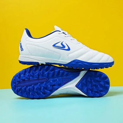 Botas de fútbol profesionales para hombre, zapatillas de fútbol para adultos, botas de fútbol sala ultraligeras, antideslizantes y resistentes al desgaste.