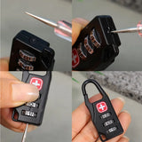 5/1pcs Mini Portable Suitcase Password Locks Anti-theft Lock Buckle Convenient Bag Cabinet Lock Student Dormitory Door Locks
