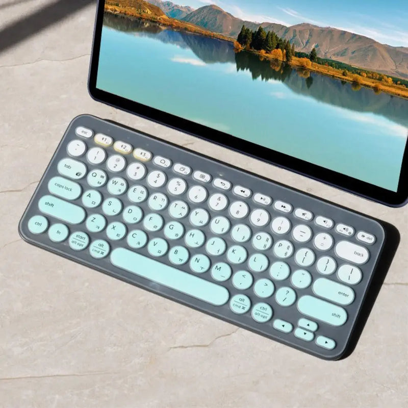 TPU Korean Keyboard Cover Transparent Wear-resistant Protective Skin Durable Waterproof for Logitech k380