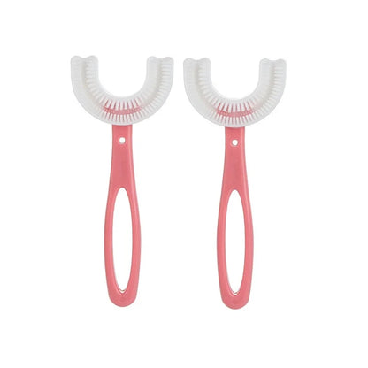 Baby Toothbrush Children 360 Degree U-shaped Child Toothbrush Teethers Baby Brush Silicone Kids Teeth Oral Care Cleaning