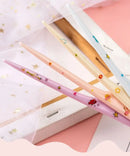 2Pcs Kids Hair Comb Set Cute Portable Anti-Static Plastic Hairdressing Comb For Girls Hair Comb Cartoon Baby Chil