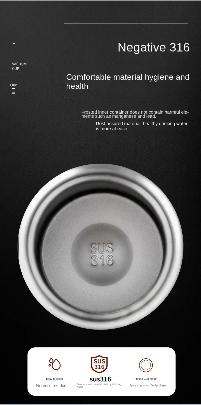 1L Thermal Water Bottle Keep Cold and Hot Water Bottle Thermos for Coffee Tea Vacuum Flasks Stainless Steel Thermos Bottle