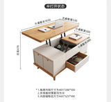Lift Up Storage Coffee Table Trau White High Modern Nordic Coffee Table Minimalist Apartment Couchtisch Home Furniture