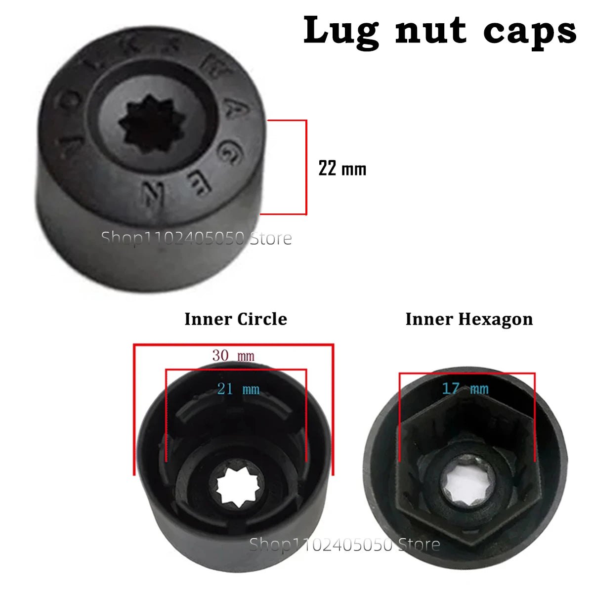 Roda Pneu Hub Cap, Porca Parafuso Tampa, Rim, Pneus Parafusos, Plugues, Pregos, Decorações de carro, Acessórios, VW Tiguan, Golf MK5, Passat B7, 20Pcs