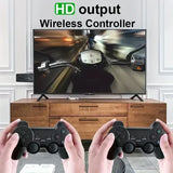 Consola de videojuegos M8, mando inalámbrico dual de 2,4 GHz, 4K, 10 000 juegos, 64 GB, retro, regalo de Navidad