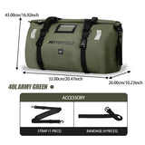 Motorcycle Waterproof Tail Bag Travel Outdoor Dry Luggage Roll Pack Bag 20 /40/66 Motorbike Luggage Backpack Motorcycle Seat Bag