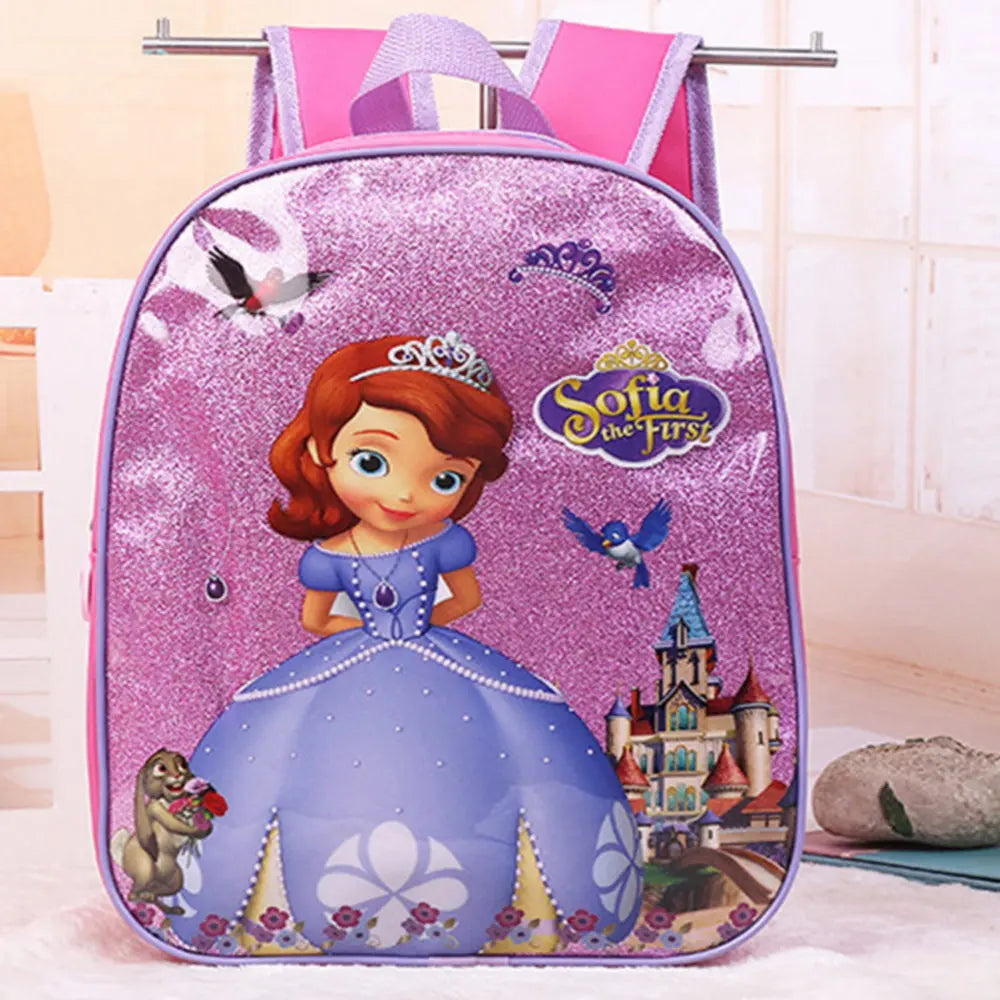 New Large-capacity of Children's Girls Cartoon Princess Elsa Schoolbag Cute Boy Backpack Children's Schoolbag