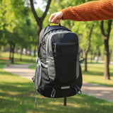 Trekking Hiking Backpack 40L Waterproof Travel Rucksack for Men and Women, Durable 600D Polyester with Laptop Compartment, Mesh 3D Ventilated Back, Chest Strap, Compression Straps, Trekking Pole and Sleeping Mat Holders, Cabi