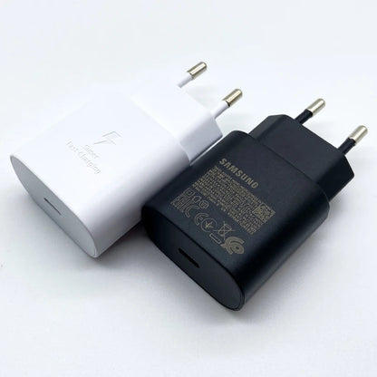 Samsung S24 25W Super Fast Charger PD Usb Type C Adapter Cargador For Samsung Galaxy S23 S22 Plus S21 ultra FE A55 A35 M55 A54
