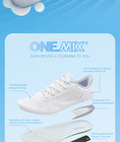 ONEMIX YUE SHUANG Running Shoes for Men Air Cushion Athletic Couple Trainers Sport Runner Shoes Outdoor Women Walking Sneakers